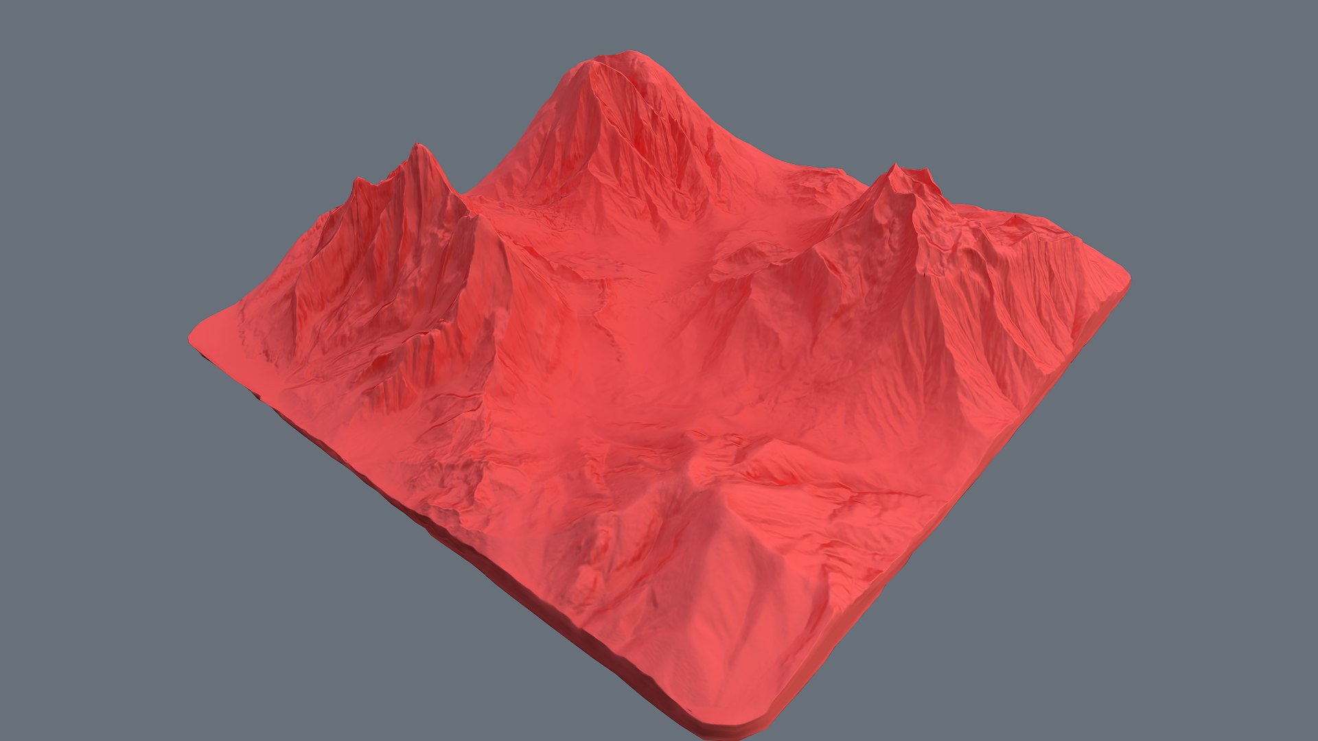 3D Model Snow Valley - TurboSquid 1404147