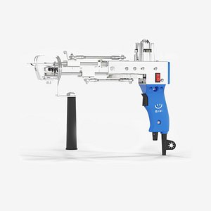 Riiai Tufting Gun Machine Cut Pile and Loop Pile 2 in 1 AK-III with Starter Kit 3D model