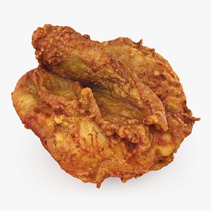 KFC Fried Chicken Breast 2 3D model