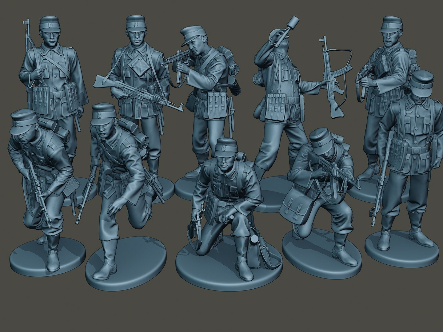 3D german soldiers ww2 pack https://p.turbosquid.com/ts-thumb/bm/w1kJDn/8JP5SDi3/germansoldiersww2bundlepack0001c/jpg/1586340577/1920x1080/fit_q87/d1d852fa8f9ba7dc52c6f0fc8aaeff3f81c8ad6b/germansoldiersww2bundlepack0001c.jpg