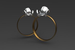 gothic ring 3D model