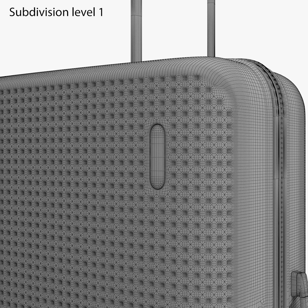 3D Model Samsonite Pixelon Suitcase 69cm | 1148033 | TurboSquid