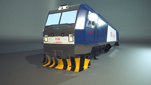 3d blend locomotive hxd3b