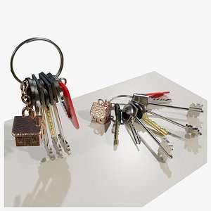 DEVielzahl kreativer Keychain 3D Metallschlüsselring-Schlüsselkette 20 Muster ST 