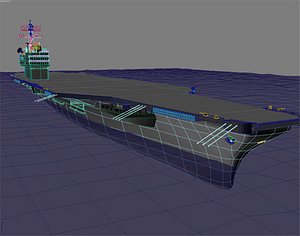 3d model aerocarrier