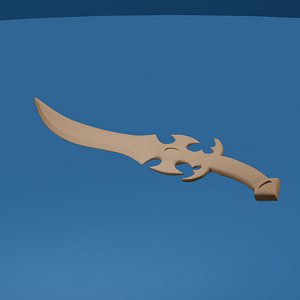 3D Fantasy Sword model