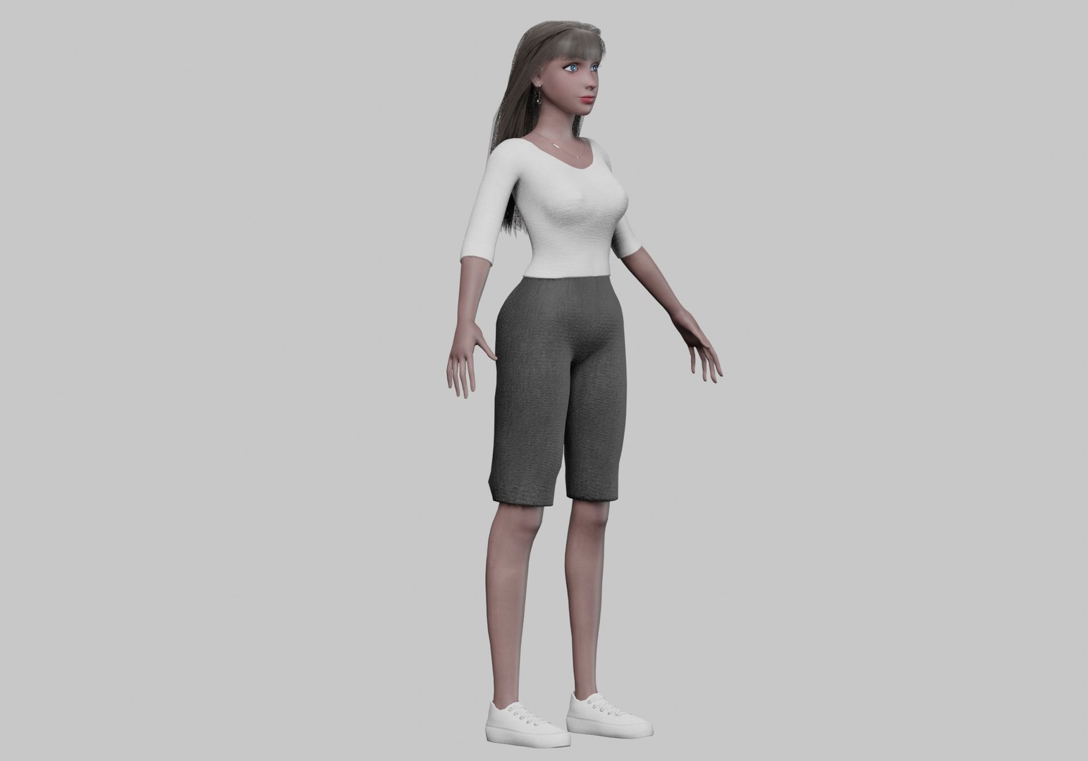 Basic Beautiful Woman V30084 Model - TurboSquid 2266758