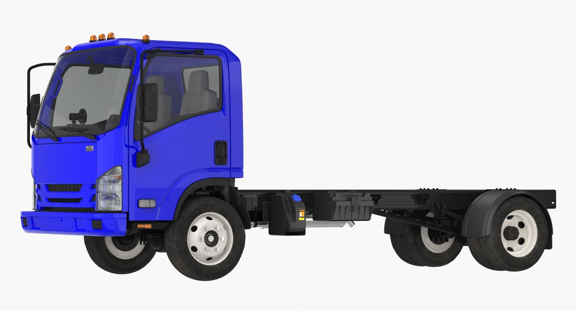 Commercial Truck Generic 3D model preview