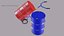 Barrel Truck e due barili