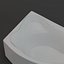Asymmetric bathtub size 1600x1100