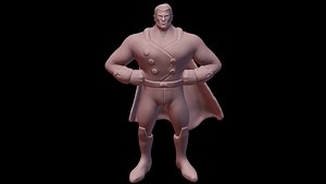 Male Superhero Character Sculpt model