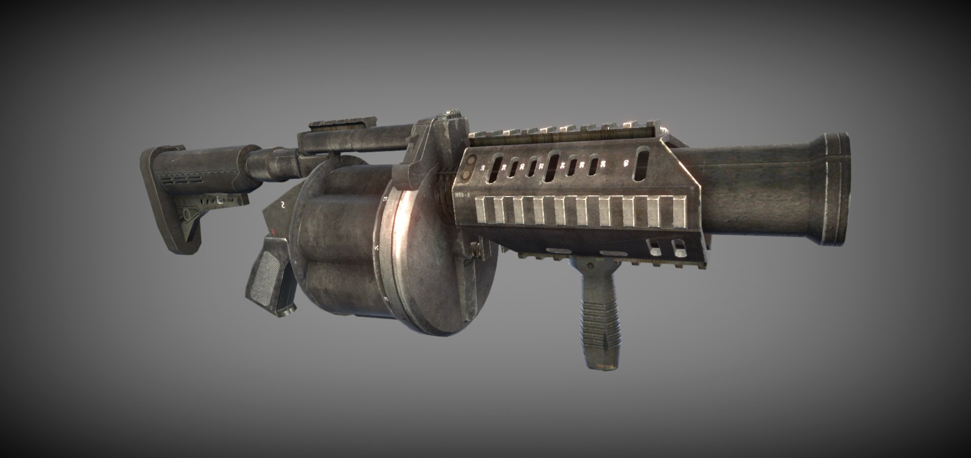 Ready Grenade Launcher Model - TurboSquid 1521760