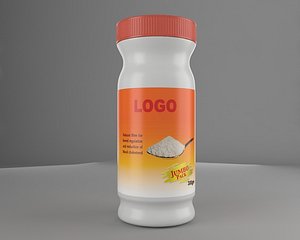 bottle ispaghol 3D
