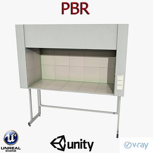 laboratory hood 3D model