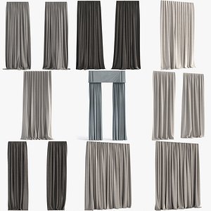 Collection of Curtains 3D