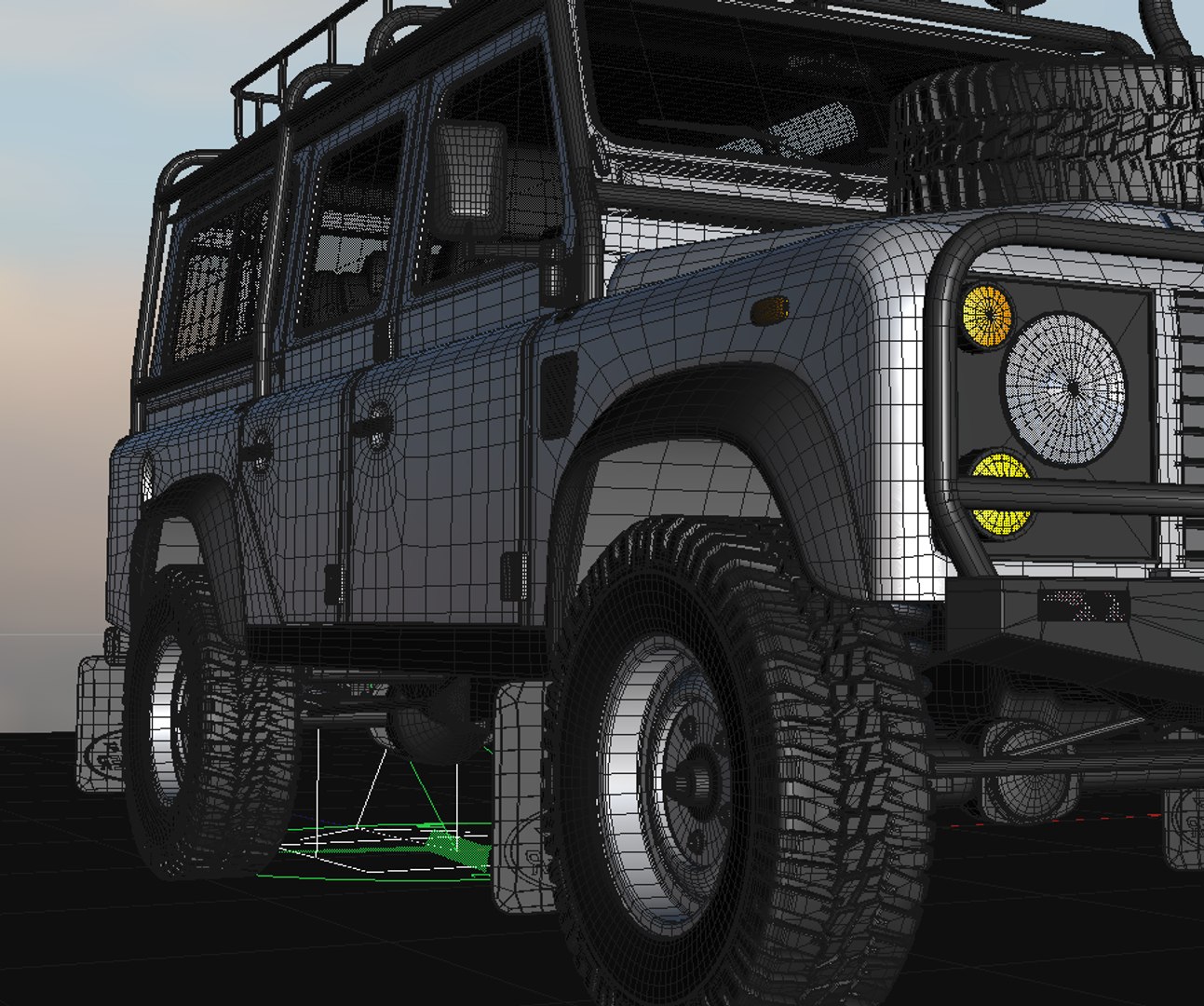 Landrover Rigged 3D Model - TurboSquid 1307756