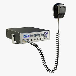CB Radio with Microphone