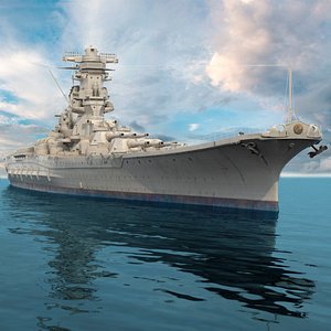 Armored Sea Vessel with Artillery Towers Rigged