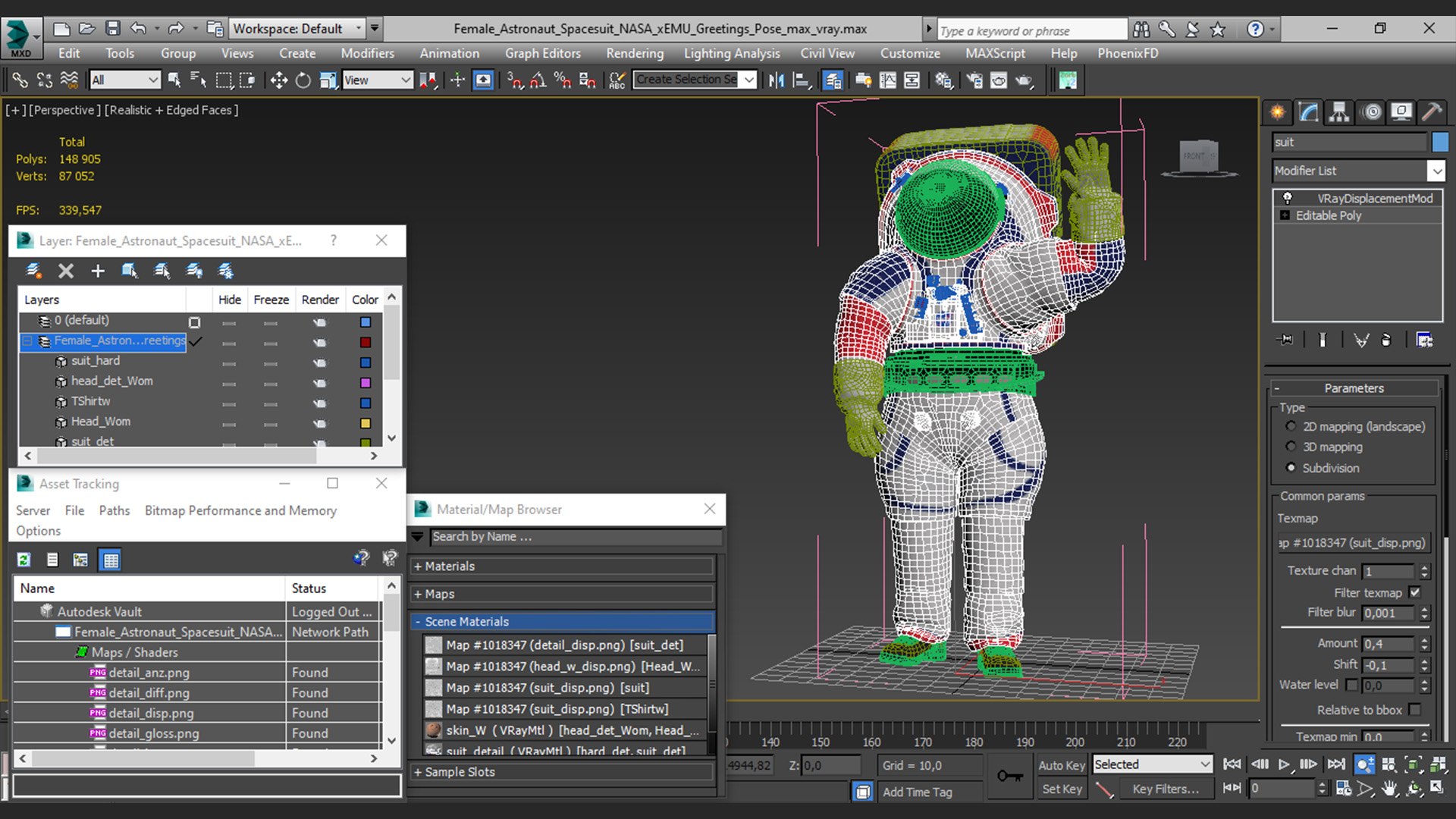 3D female astronaut spacesuit nasa model https://p.turbosquid.com/ts-thumb/bn/d2Ec8y/2WWbZ5Mv/femaleastronautspacesuitnasaxemugreetingsposemb3dmodel019/jpg/1600472182/1920x1080/fit_q87/6760d7d44687cb72a03cd801204330a4ae82a801/femaleastronautspacesuitnasaxemugreetingsposemb3dmodel019.jpg