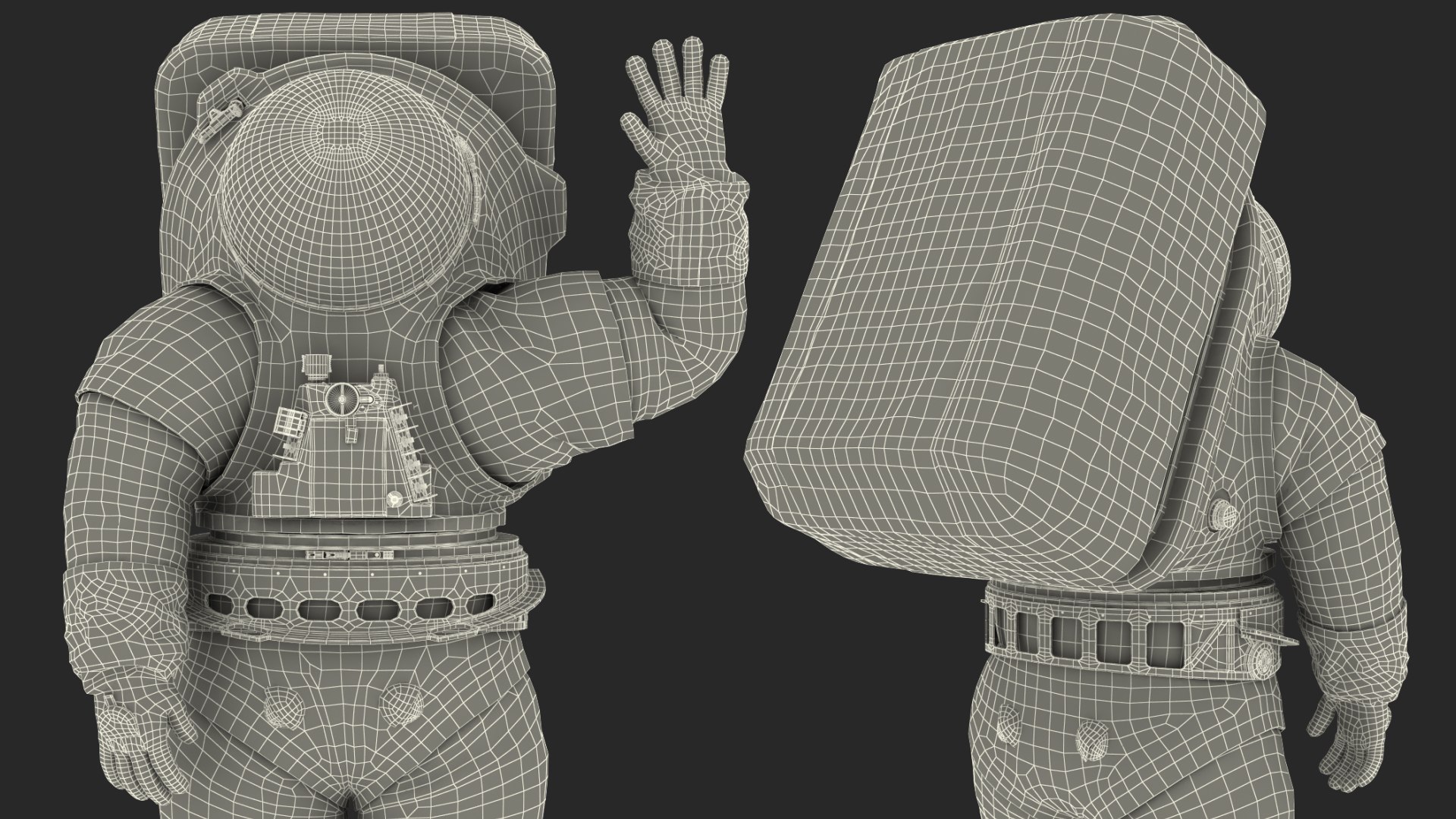 3D female astronaut spacesuit nasa model https://p.turbosquid.com/ts-thumb/bn/d2Ec8y/4KE4UiKZ/femaleastronautspacesuitnasaxemugreetingsposemb3dmodel021/jpg/1600472198/1920x1080/fit_q87/b5435ba4d5b54029e545b426221a5a2a60503e1d/femaleastronautspacesuitnasaxemugreetingsposemb3dmodel021.jpg