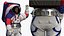 Mujer astronauta traje espacial NASA xEMU Greetings Pose