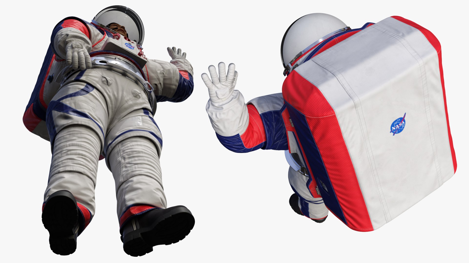 3D female astronaut spacesuit nasa model https://p.turbosquid.com/ts-thumb/bn/d2Ec8y/Tli2MQqP/femaleastronautspacesuitnasaxemugreetingsposemb3dmodel012/jpg/1600472119/1920x1080/fit_q87/8262523e556623c317c17e85deb7e3a98f1d7277/femaleastronautspacesuitnasaxemugreetingsposemb3dmodel012.jpg