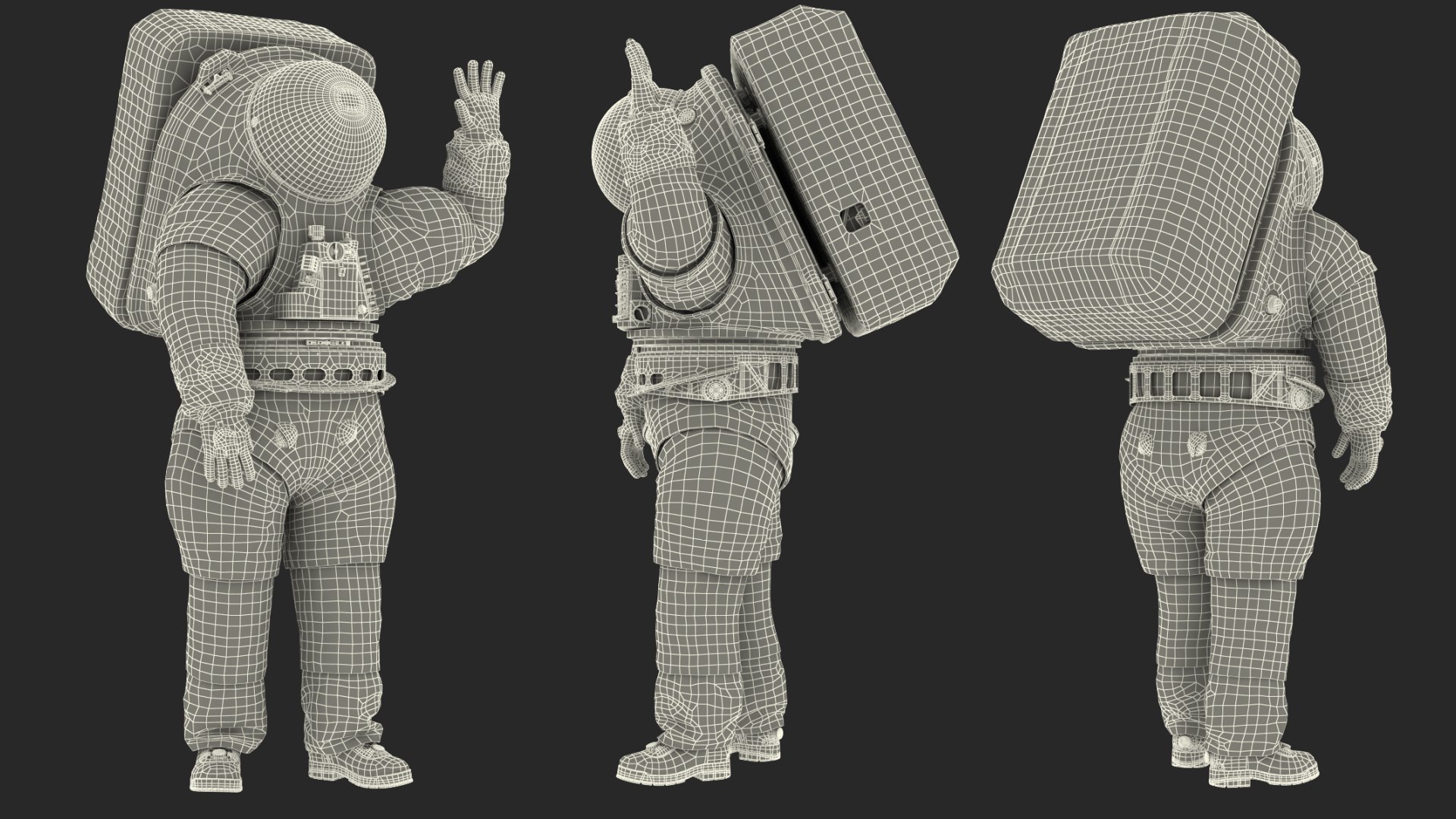 3D female astronaut spacesuit nasa model https://p.turbosquid.com/ts-thumb/bn/d2Ec8y/X4LmAsY3/femaleastronautspacesuitnasaxemugreetingsposemb3dmodel020/jpg/1600472190/1920x1080/fit_q87/25afc011aa4f6d2753fc5048c09cb9771801d293/femaleastronautspacesuitnasaxemugreetingsposemb3dmodel020.jpg