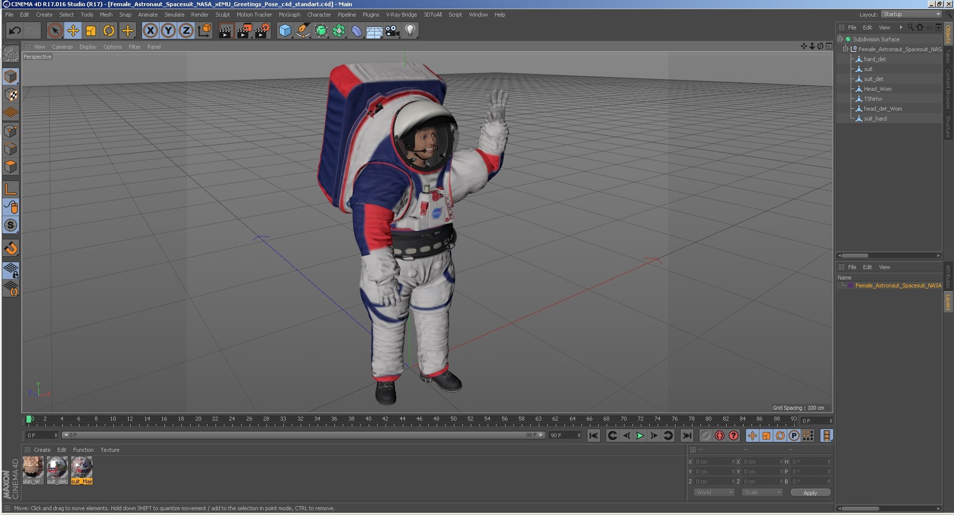 3D female astronaut spacesuit nasa model https://p.turbosquid.com/ts-thumb/bn/d2Ec8y/fOkueNlV/femaleastronautspacesuitnasaxemugreetingsposemb3dmodel029/jpg/1600472260/1920x1080/fit_q87/fc67945c06ddc34445ef82593622bae3d0f9d1c5/femaleastronautspacesuitnasaxemugreetingsposemb3dmodel029.jpg