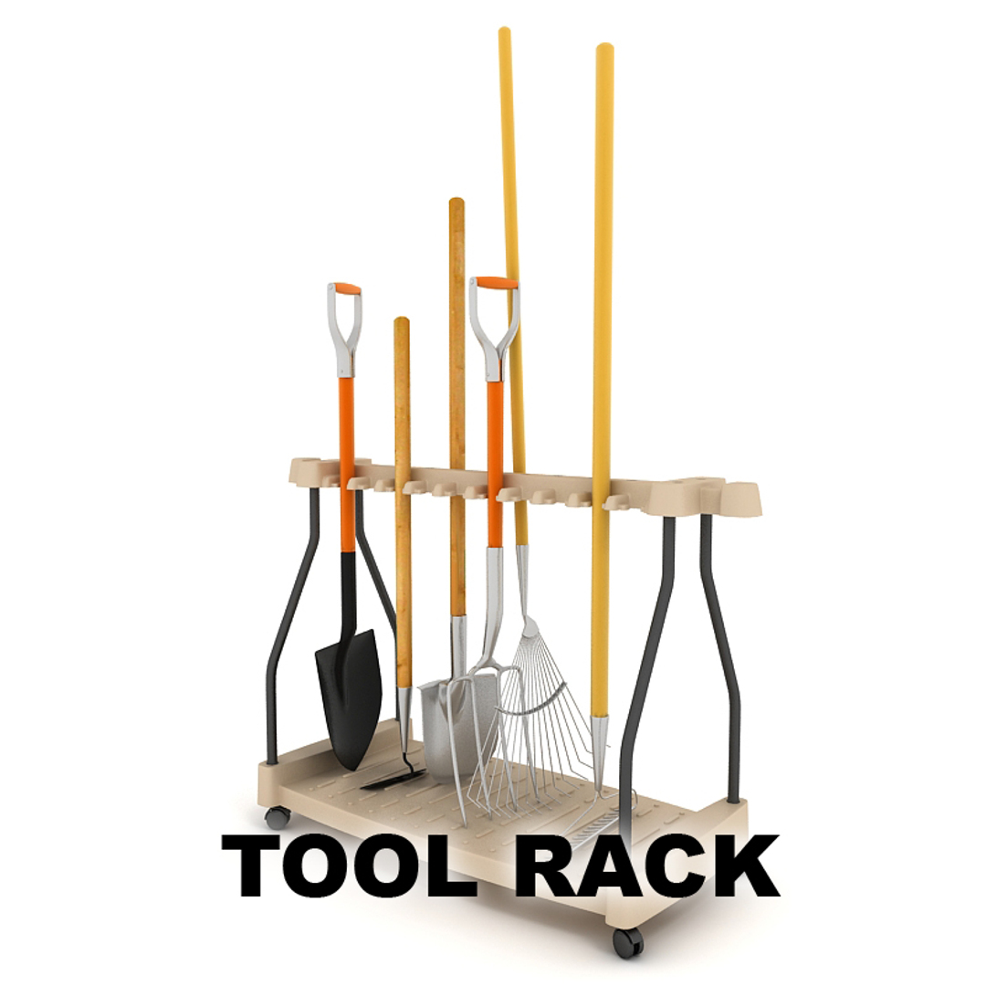 fbx garden tool rack
