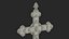 Globus Cruciger minimaliste présenté sur un coussin