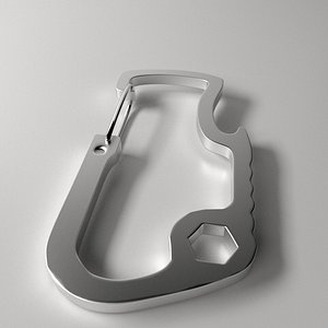 3d leatherman carabiner