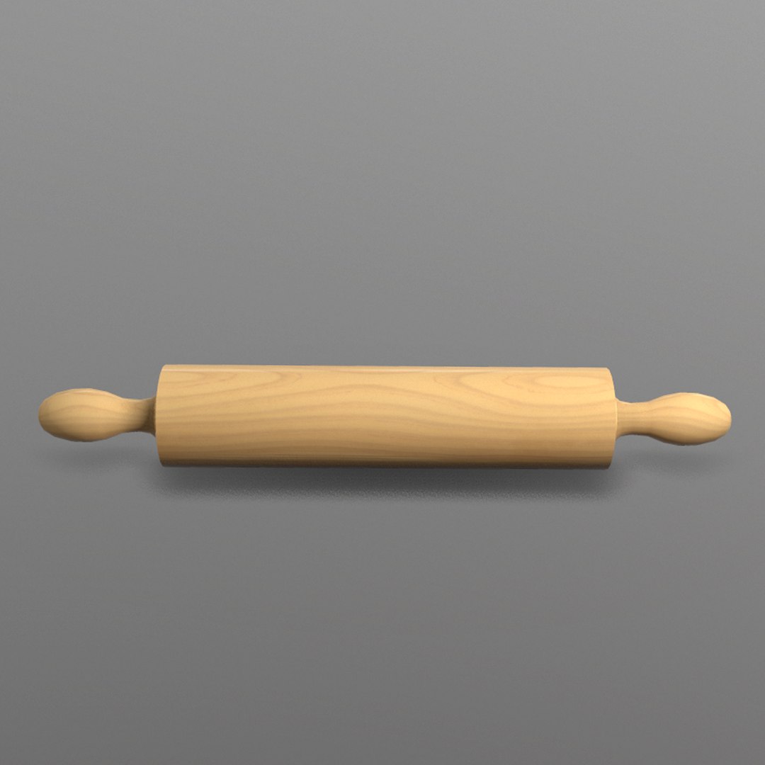 rolling pin 3D model https://p.turbosquid.com/ts-thumb/bn/ntcNXU/MTb5ycrR/2_rollingpin/png/1527169122/1920x1080/fit_q87/bd2b69fcc99df0cd89b51f0404c284b0c0204eea/2_rollingpin.jpg