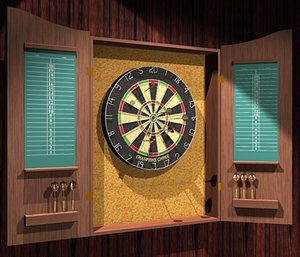 3ds max dart board case