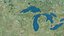 America US detailed relief PBR country map