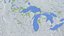 America US detailed relief PBR country map
