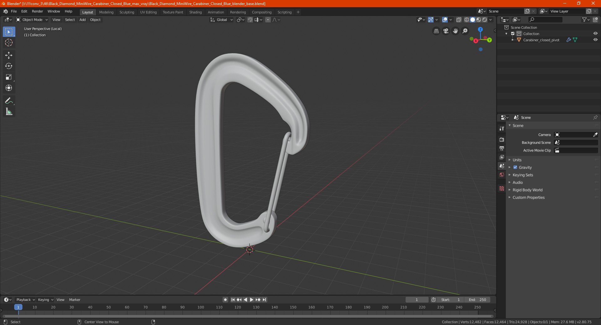 Black Diamond MiniWire Carabiner Closed Grey 3D model https://p.turbosquid.com/ts-thumb/bn/tKQ34p/5V/blackdiamondminiwirecarabinerclosedgrey3dmodel022/jpg/1641467009/1920x1080/fit_q87/d362ccb87d6011a87874a3369bdc7eb3eabcbd3a/blackdiamondminiwirecarabinerclosedgrey3dmodel022.jpg
