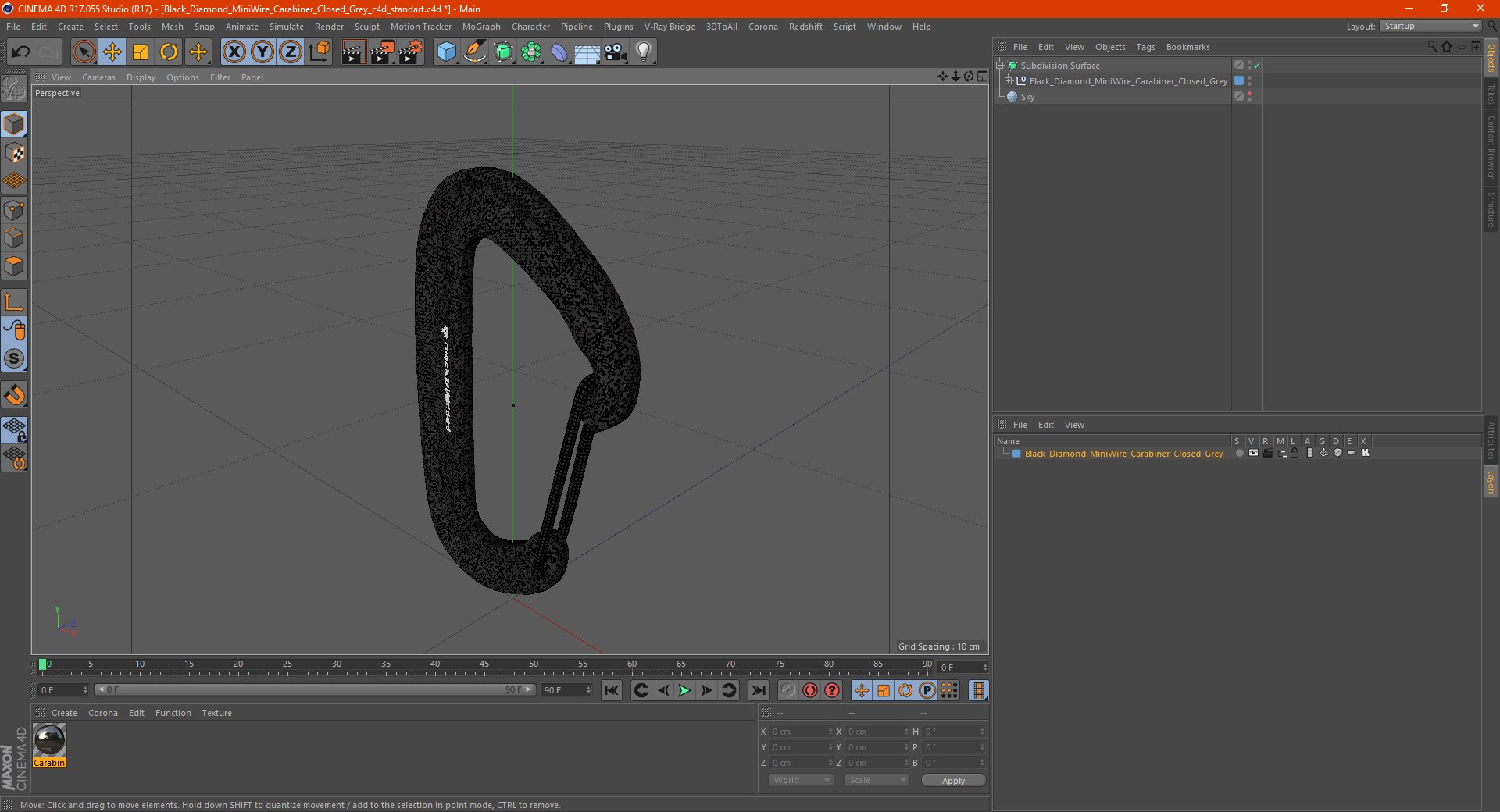 Black Diamond MiniWire Carabiner Closed Grey 3D model https://p.turbosquid.com/ts-thumb/bn/tKQ34p/cM/blackdiamondminiwirecarabinerclosedgrey3dmodel020/jpg/1641467002/1920x1080/fit_q87/b2ee52d3a8561cdb2c3bb0beb64269dafa43d1c8/blackdiamondminiwirecarabinerclosedgrey3dmodel020.jpg