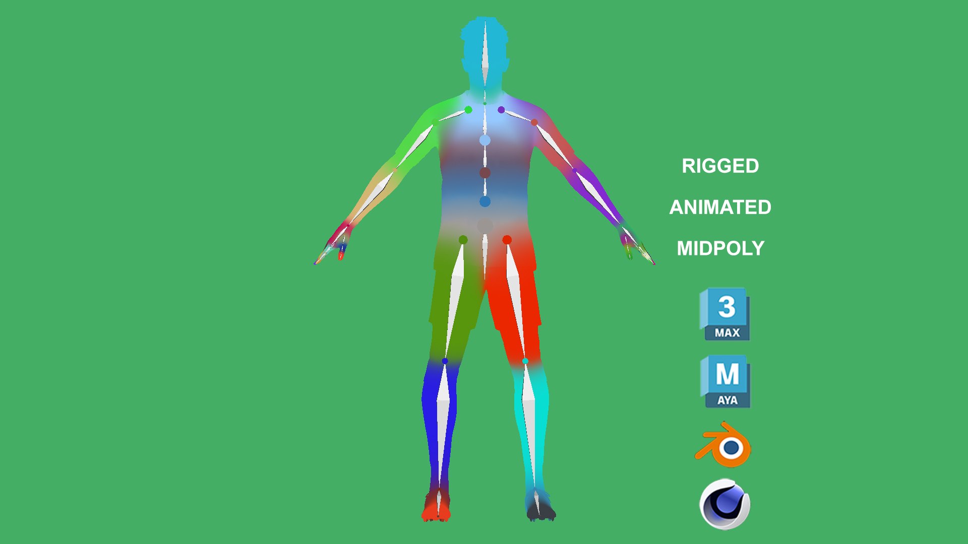 3D 3D Rigged Diogo Jota Liverpool 2025 TurboSquid 2255265