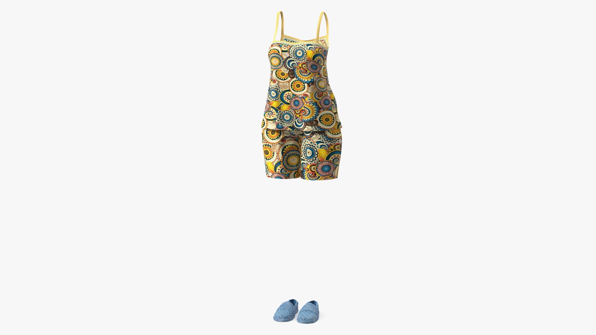 Nightwear Outfit for Women 3D model preview