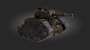 WWI Tank High Quality PBR 3D Model 3D model