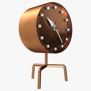 tripod clock 3D model