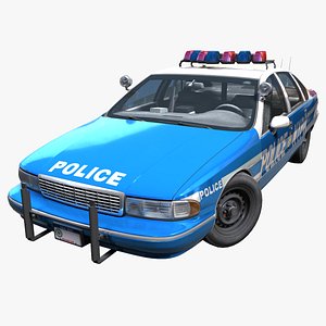 NYPD police car 3D