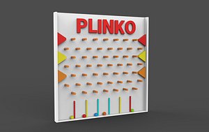 plinko 3D model 3D model
