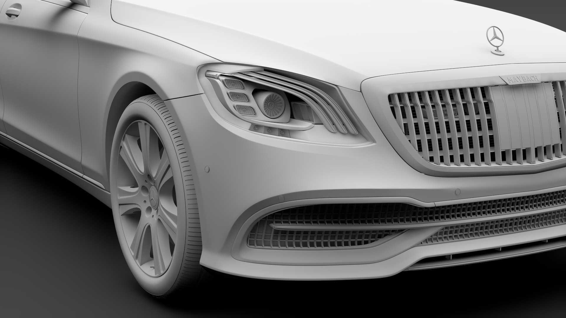 Mercedes Maybach S 650 3D Model - TurboSquid 1283269