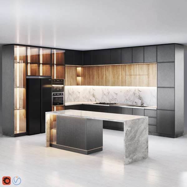 Kitchen 3D Models for Download | TurboSquid