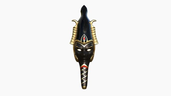 3D model Osiris Mask A02 - Egyptian Gods Character Clothing