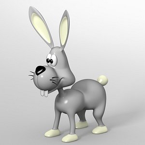 rabbit toon 3d 3ds
