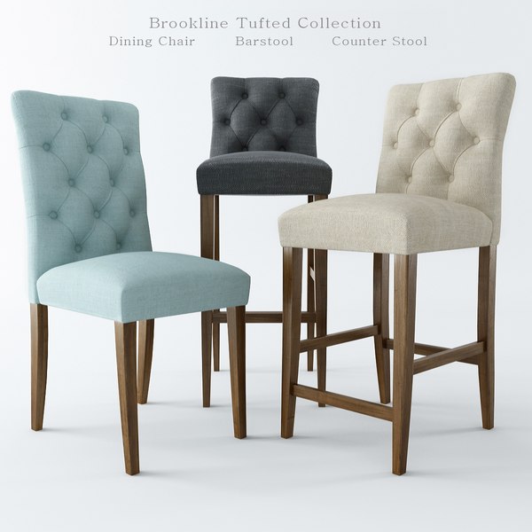 brookline tufted counter stool