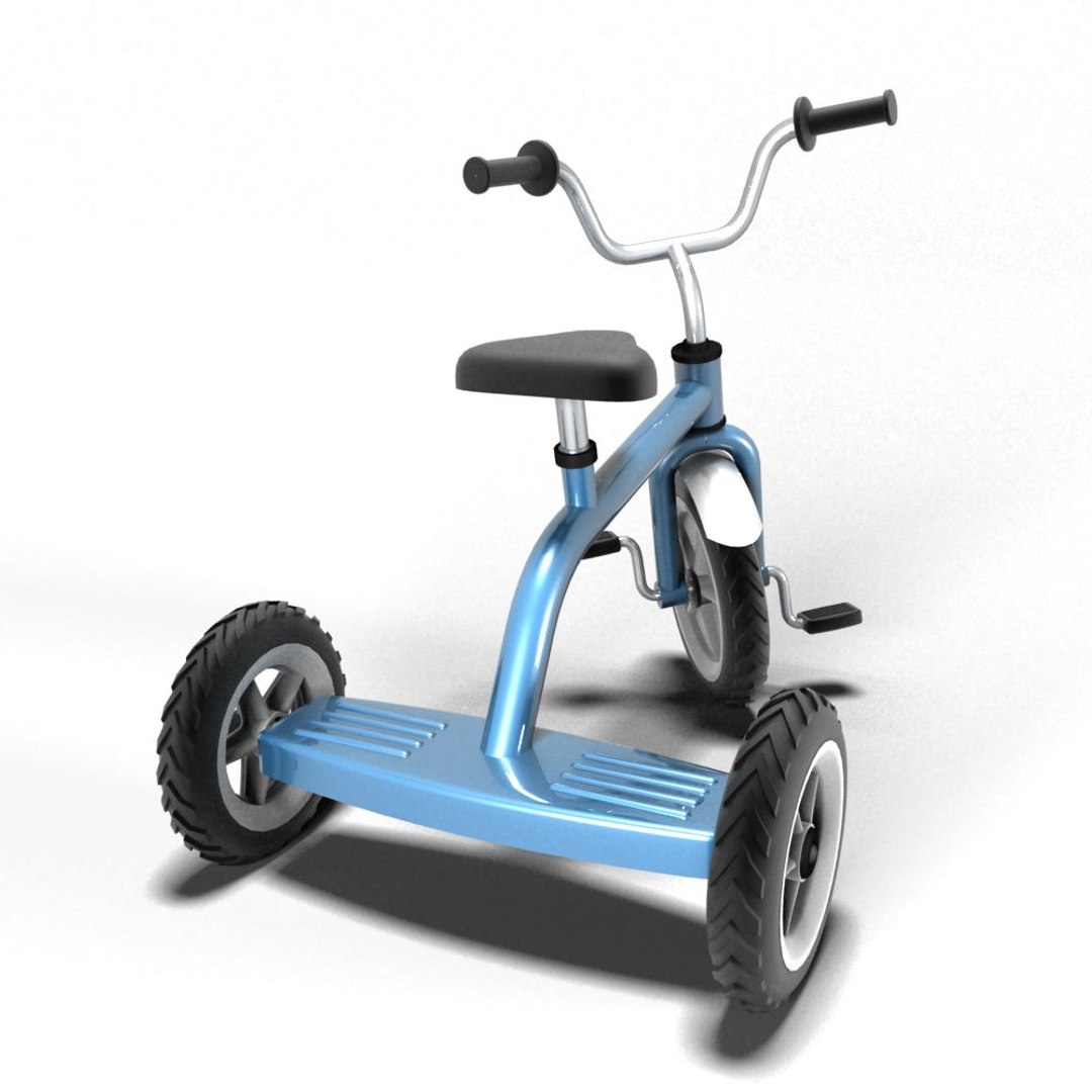 Tricycle 3d Obj