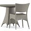 Amari Side chair and Amari Fully Woven table